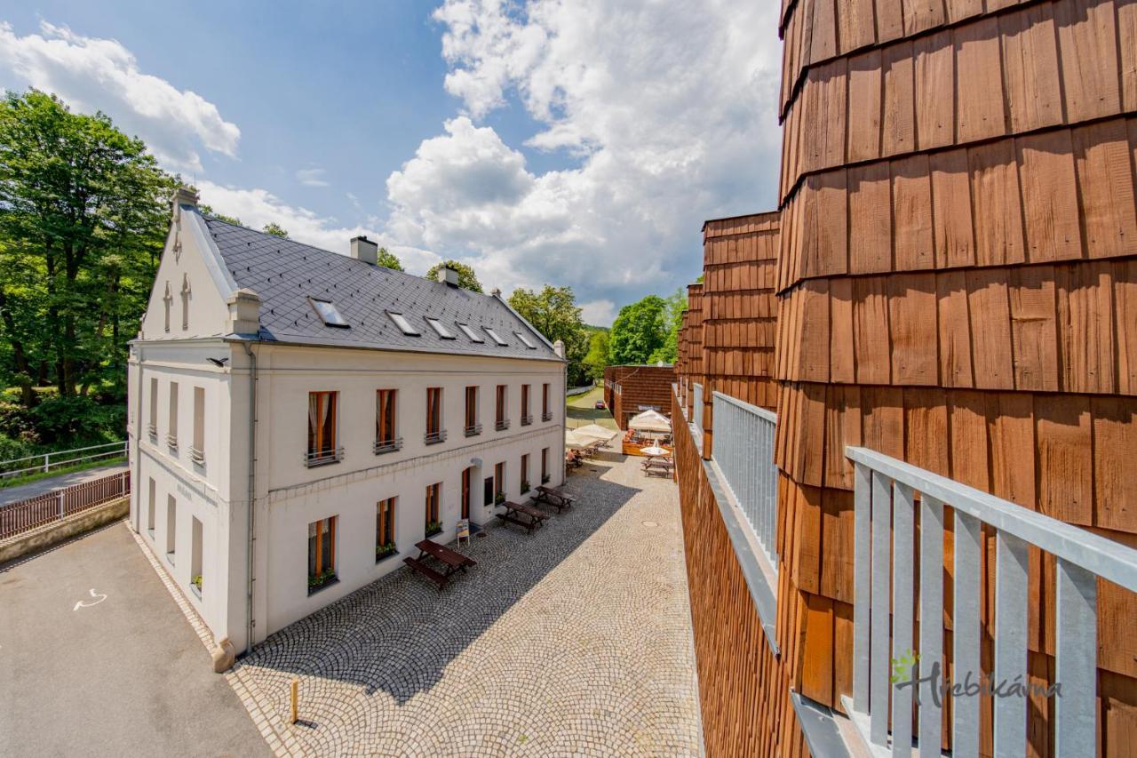 Restaurace A Pension Hrebikarna Хомутов Екстериор снимка